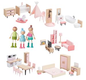 2Kids Toys Spielmöbelset mit Familie 5 in 1